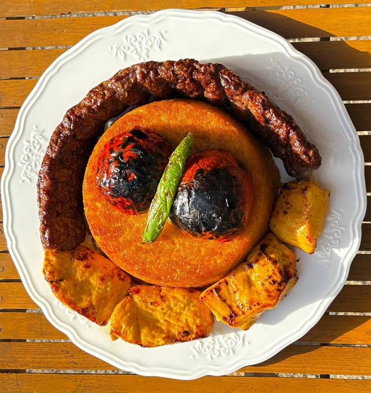ته چین کباب وزیری